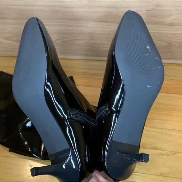 Abound Carmy Over the Knee Boots in Black Patent - Size 7.5 - Picture 5 of 7